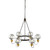 Martina Six Light Chandelier (AC11727BK)