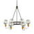 Martina Six Light Chandelier (AC11727BK)