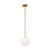 Artcraft - AC11761BR - One Light Pendant - Aurelia - Brass