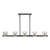 Artcraft - AC11825BB - Five Light Island Pendant - Salinas - Black and Brass