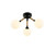 Capilano Three Light Semi-Flush Mount (AC11843BK)