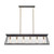 Lucian Six Light Island Chandelier (AC11854BK)