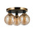 Gem Three Light Semi-Flush Mount (AC11873AM)