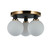 Gem Three Light Semi-Flush Mount (AC11873WH)