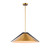 Artcraft - AC11914BR - Three Light Pendant - Baltic - Brass and black