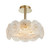 Artcraft - AC11965BR - Six Light Semi-Flush Mount - Bloom - Brass