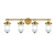 Artcraft - AC12024BR - Four Light Bathroom Vanity - Myla - Vintage Brass