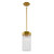 Artcraft - AC12060BR - One Light Pendant - Emma - Brushed Brass