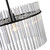 Ava One Light Semi Flush Mount (AC12081BK)