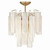 Artcraft - AC12103WH - Five Light Semi Flush Mount - Sophia - Brushed Brass