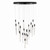 Celine LED Chandelier (AC12140BK)
