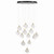 Snowflake LED Chandelier (AC12153BB)