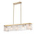 Artcraft - AC12175BR - Six Light Island Pendant - Skye - Brass