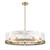Artcraft - AC12178BR - Eight Light Chandelier - Skye - Brass