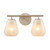 Artcraft - AC12182BN - Two Light Bathroom Vanity - Brooke - Brushed Nickel