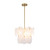Lily Four Light Pendant (AC12210BR)