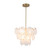 Artcraft - AC12211BR - Eight Light Chandelier - Lily - Brushed Brass