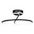 Artcraft - AC6633BK - LED Semi-Flush Mount - Halo - Black