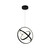 Artcraft - AC6691BK - LED Pendant - Sienna - Semi Gloss Black