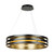 Artcraft - AC6751BB - LED Chandelier - Toledo - Black and Brushed Brass