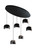 Artcraft - AC6786BK - LED Pendant - Onyx - Black