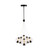 Arlo LED Chandelier (AC6846BK)