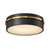Artcraft - AC6990BB - LED Flush Mount - Dax - Black Brass