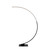 Artcraft - AC7593BK - LED Floor Lamp - Cortina - Matte Black