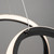 Mira LED Pendant (AC7639BK)