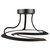 Artcraft - AC7676BK - LED Semi-Flush Mount - Ara - Black