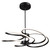 Artcraft - AC7688BK - LED Pendant - Equinox - Black