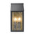 Artcraft - AC8057BK - Three Light Outdoor Wall Sconce - Point - Black Brass