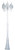 Artcraft - AC8099WH - Three Light Outdoor Post Mount - Classico - White
