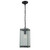Artcraft - AC8145BK - One Light Outdoor Pendant - Bradgate - Matte Black & Harvest Brass