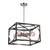Artcraft - CL15094 - Four Light Chandelier - Corona - Black & Polished Nickel