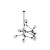 Organic 12 Light Chandelier (JA14022BK)