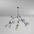 Organic 12 Light Chandelier (JA14022VB)