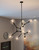 Organic Eight Light Chandelier (JA14028BK)