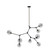 Artcraft - JA14028VB - Eight Light Chandelier - Organic - Vintage Brass