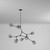 Organic Eight Light Chandelier (JA14028VB)