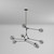 Organic Eight Light Chandelier (JA14028VB)