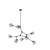 Organic Eight Light Chandelier (JA14028VB)
