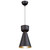 Artcraft - SC13290BK - One Light Pendant - Tempo - Matte Black and Brass