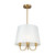 Artcraft - SC13330BG - Three Light Pendant - Rhythm - Brushed Gold