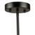 Rhythm Three Light Chandelier (SC13333BK)