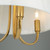 Rhythm Three Light Semi-Flush Mount (SC13334BG)