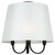 Artcraft - SC13334BK - Three Light Semi-Flush Mount - Rhythm - Black