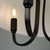 Rhythm Three Light Semi-Flush Mount (SC13334BK)
