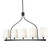 Rhythm Five Light Island Pendant (SC13336BK)