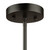 Rhythm Five Light Island Pendant (SC13336BK)